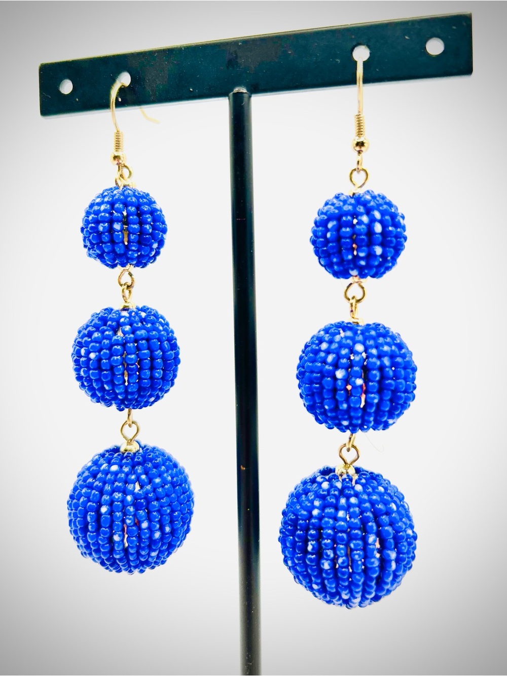 Royal Blue Bon Bon Drop Earrings